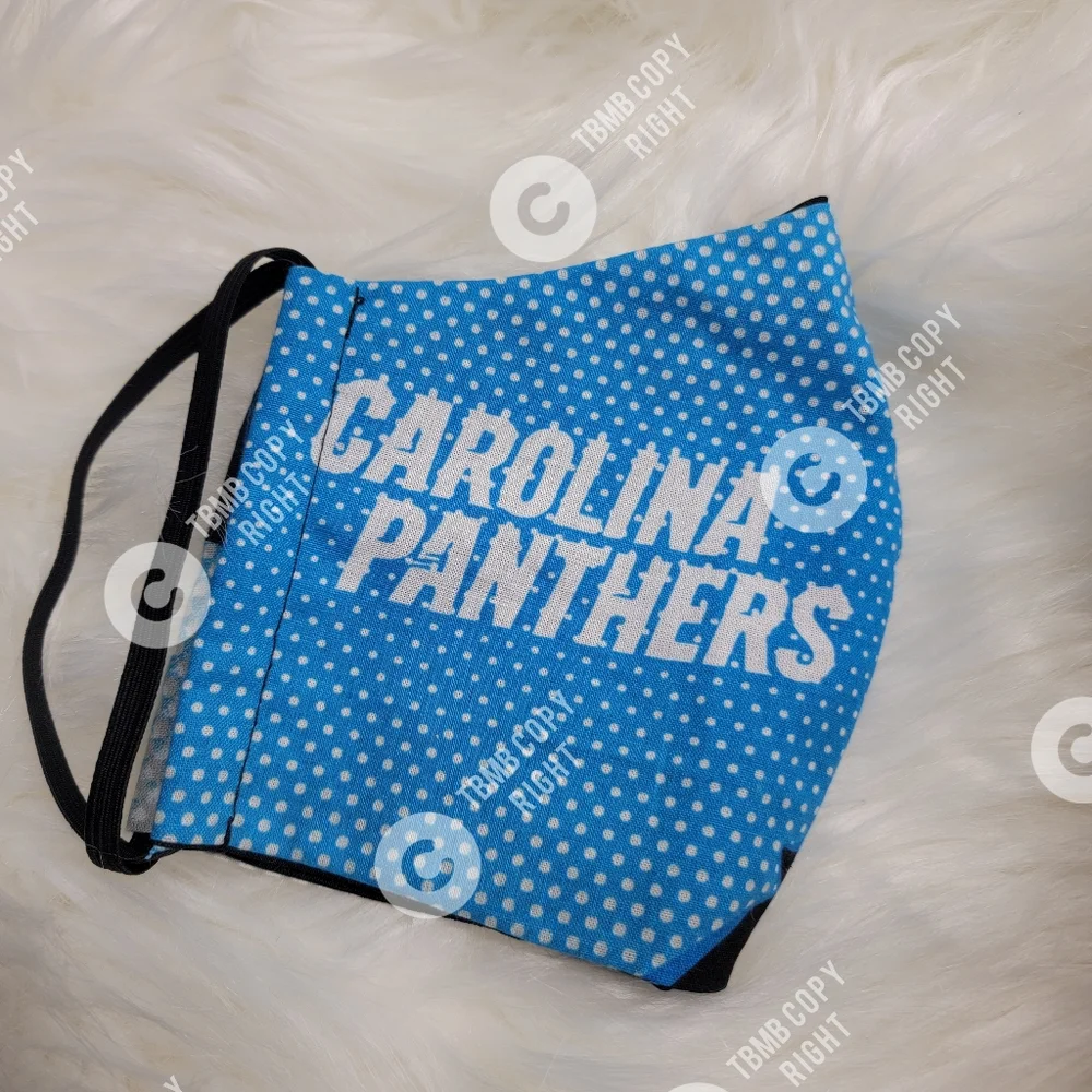 Carolina Panthers Face Mask Child Size